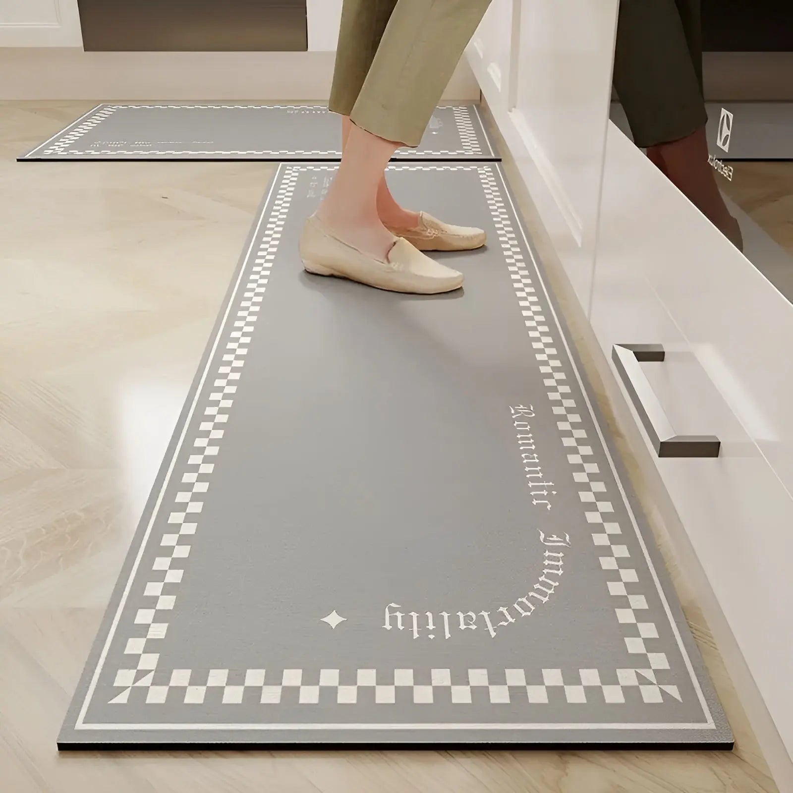 Quick-Dry Non-Slip Kitchen Mat - Anti-Fatigue Cushioned Comfort 9
