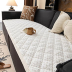 Quilted Sofa Cover - Durable Pet-Resistant Couch Slipcover, Non-Slip 2