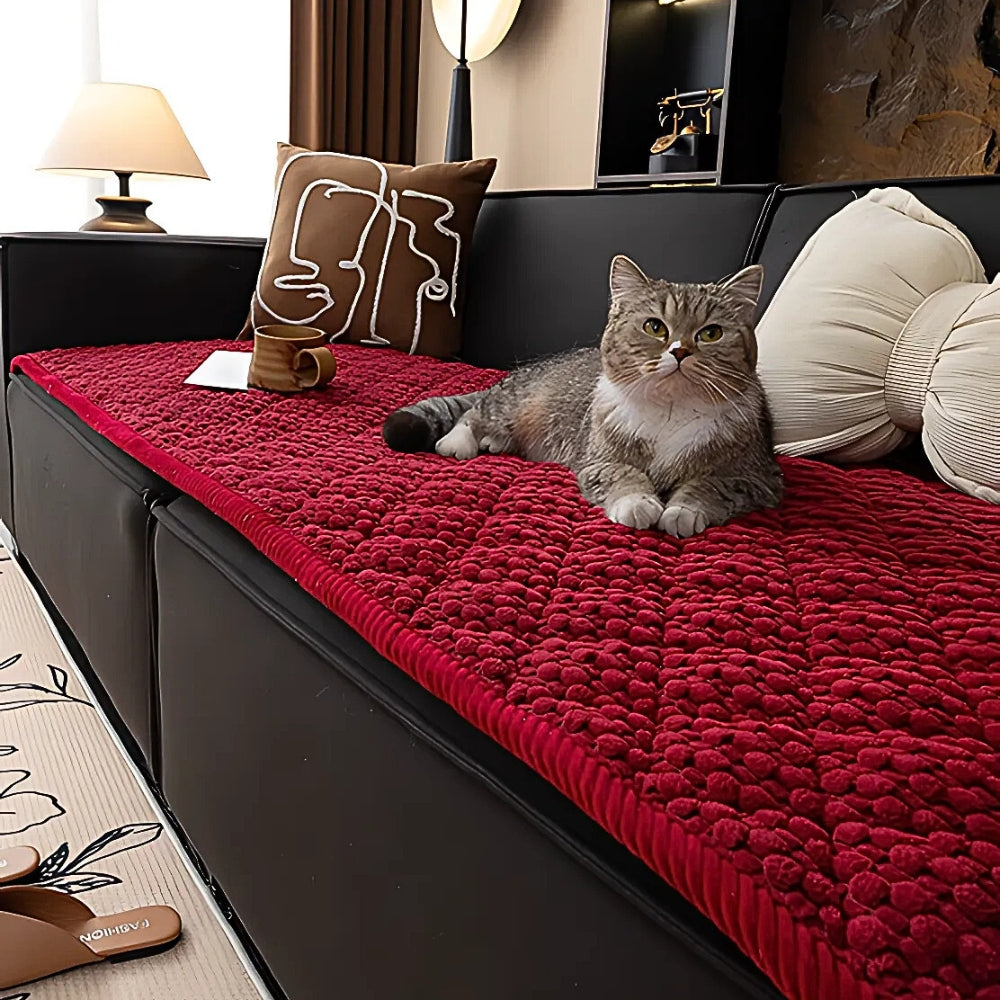 Quilted Sofa Cover - Pet Hair Protection & Stylish Comfort 5