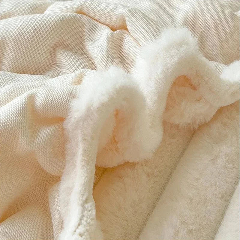 Quilted Velvet Fitted Bed Sheet - Ultra-Soft Comfort & Deep Pockets 3