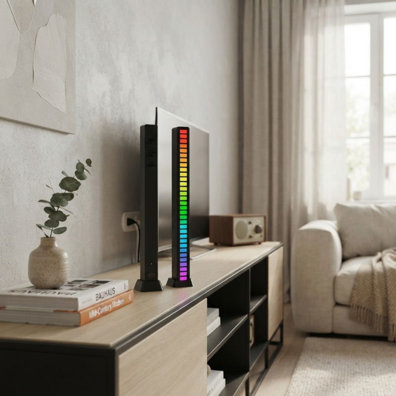 RGB Light Bar Sound Activated LED Ambient Music Sync Lighting 02