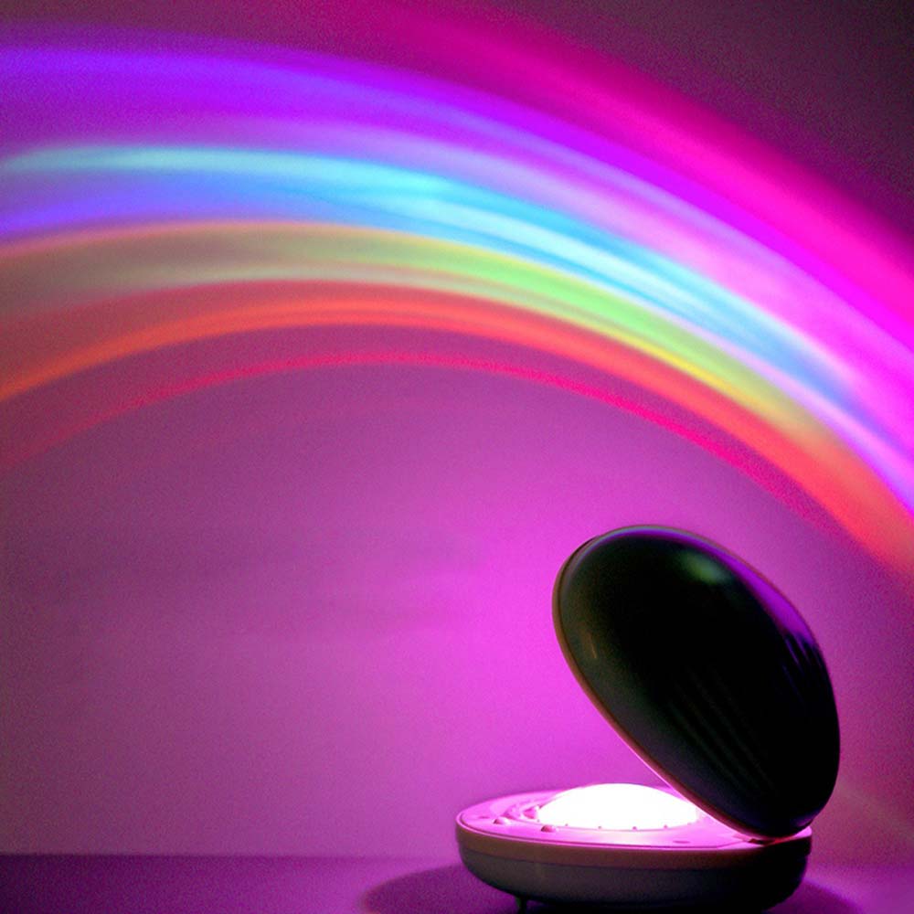 Rainbow Night Projector - Holographic Relaxation & Soothing Atmosphere 0