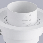 Recessed LED Downlight 5W 10W Dimmable Adjustable Beam Angle 15 45 60 Degrees 5