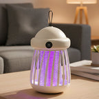Rechargeable Mosquito Bug Zapper - 395nm UV Light, Silent & Portable 0