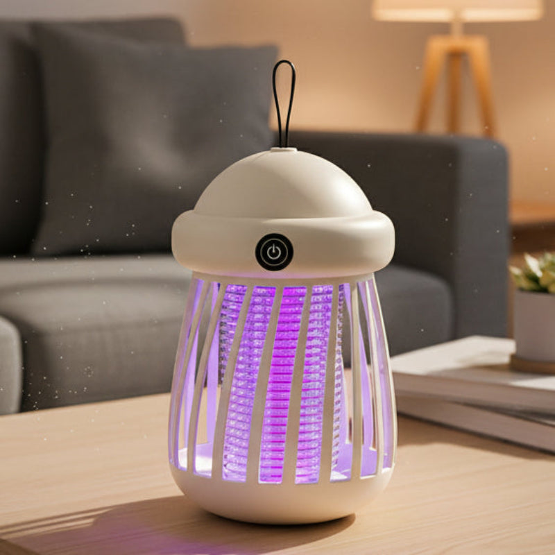 Rechargeable Mosquito Bug Zapper - 395nm UV Light, Silent & Portable 0