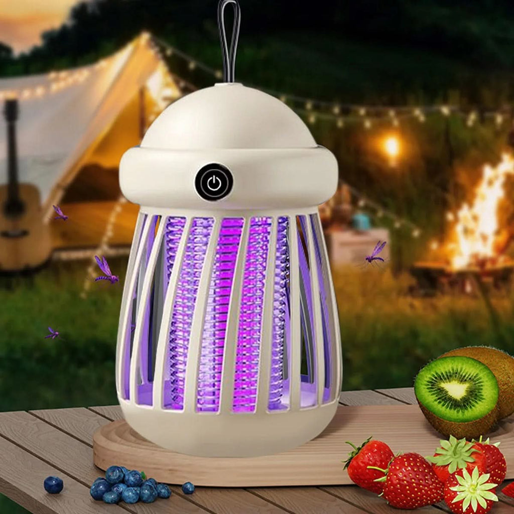 Rechargeable Mosquito Bug Zapper - 395nm UV Light, Silent & Portable 1