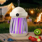 Rechargeable Mosquito Bug Zapper - 395nm UV Light, Silent & Portable 1