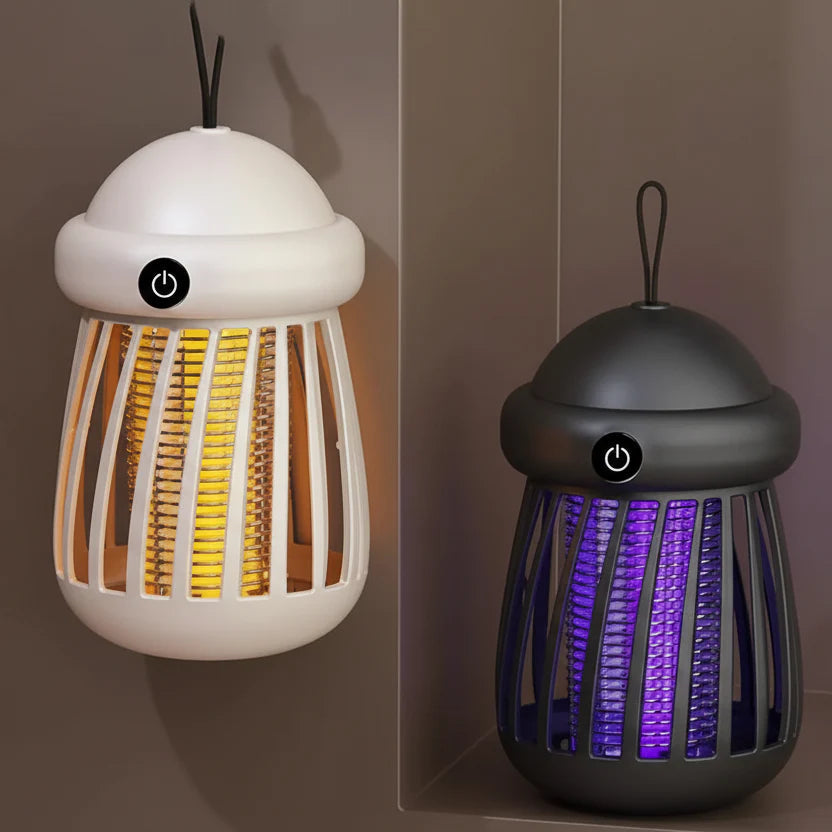 Rechargeable Mosquito Bug Zapper - 395nm UV Light, Silent & Portable 4