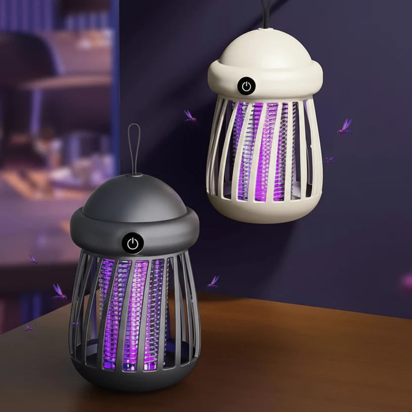 Rechargeable Mosquito Bug Zapper - 395nm UV Light, Silent & Portable 6