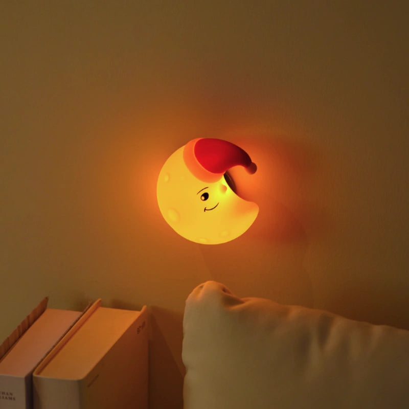 Rechargeable Night Light in Moon, Star, and Cloud Designs – Soothing Glow for Bedrooms and Nurseries 2
