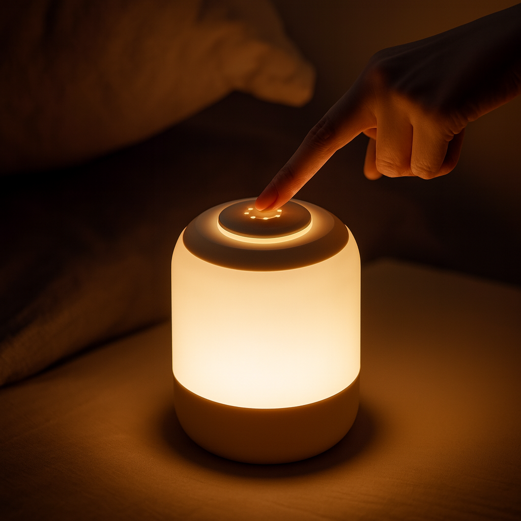 Rechargeable Touch Control Night Light - Portable Warm Ambiance 1