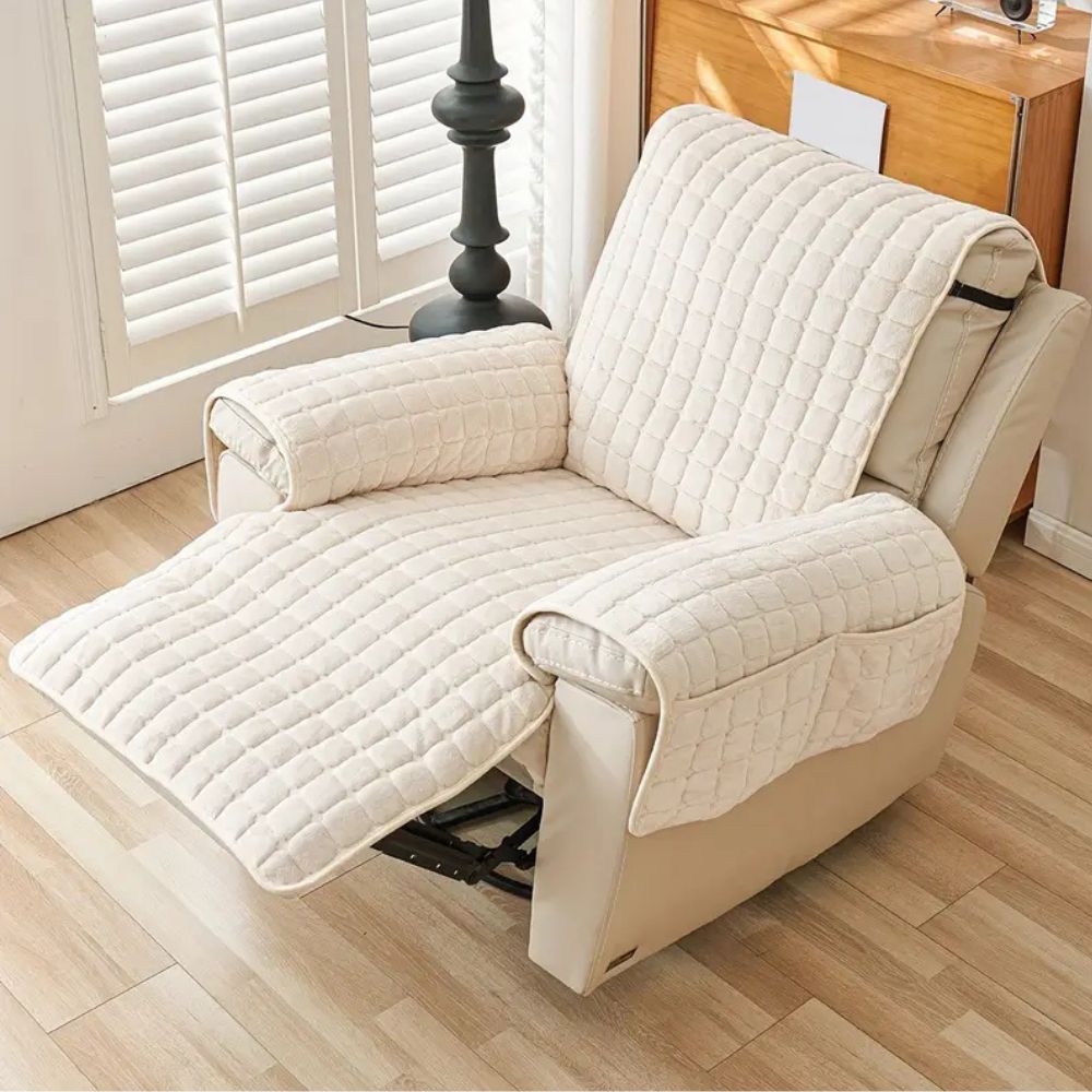 Recliner Cover - Soft Microfiber, Non-Slip Fit & Storage Pocket 11