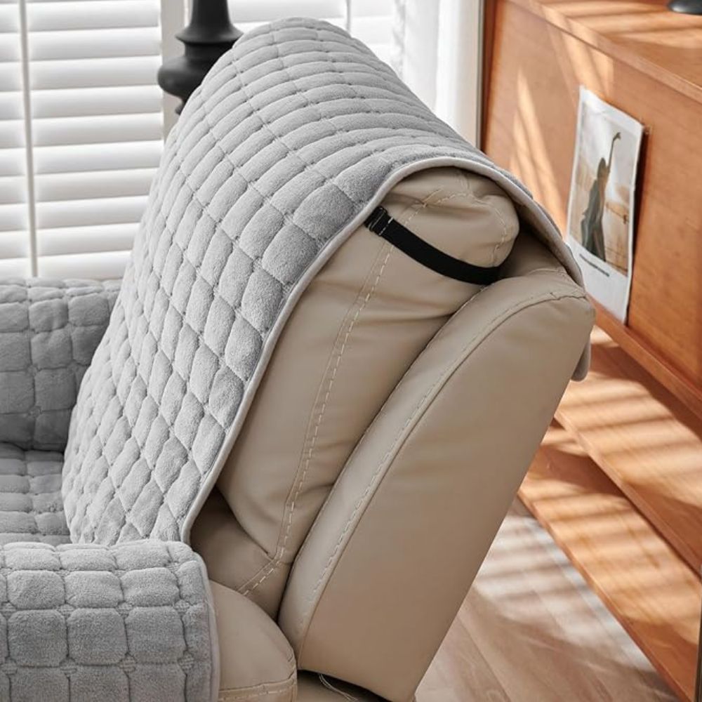 Recliner Cover - Soft Microfiber, Non-Slip Fit & Storage Pocket 4