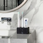 Resin Bathroom Toothbrush Holder - Stylish, Durable & Space-Saving Design 3
