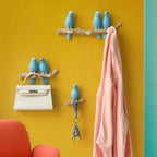 Resin Wall Mounted Coat Rack - Unique Bird Design for Stylish Storage 6