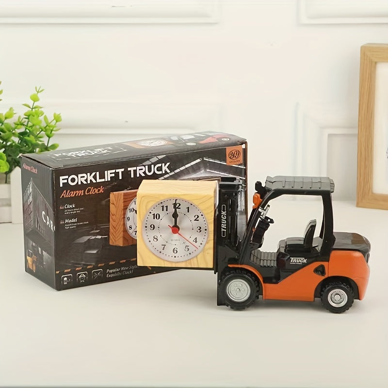 Retro Forklift Alarm Clock - Unique Industrial Design & Reliable Timekeeping 2