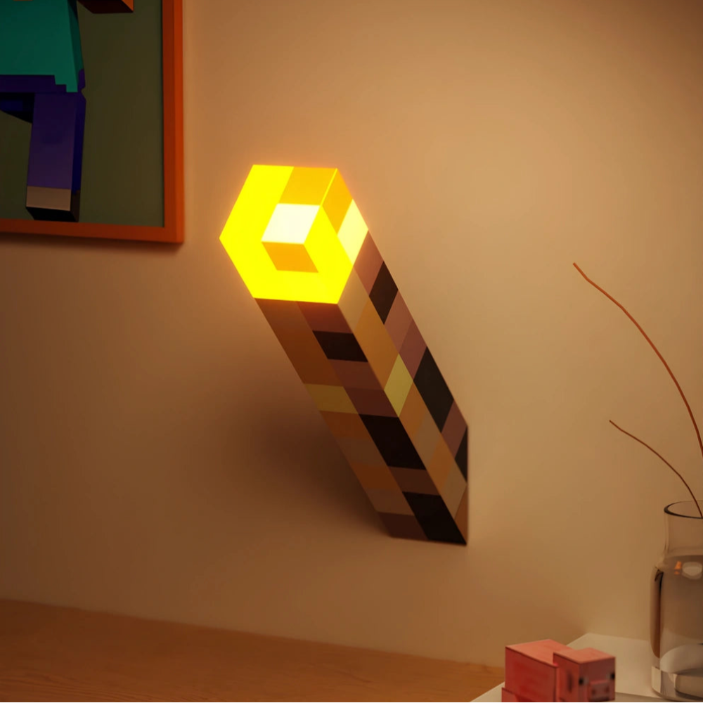 Retro Game Torch Light - Rechargeable Multi-Color Ambient Lamp 2