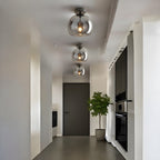 Retro Globe Flush Mount Ceiling Light - Vintage Style with LED Efficiency 7