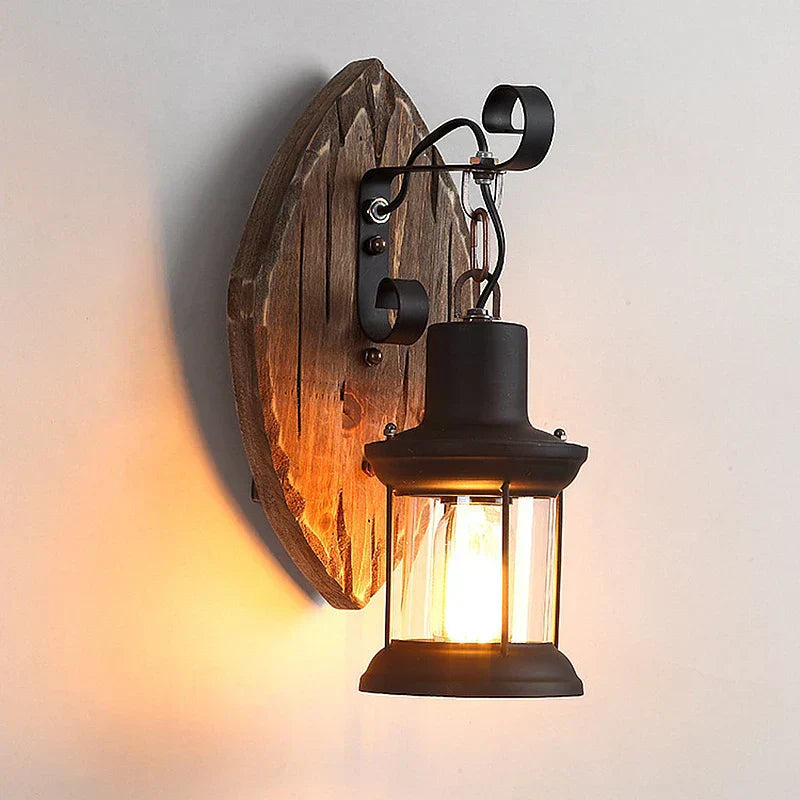 Retro Industrial Wall Sconce - Vintage Design with Energy-Efficient LED 0