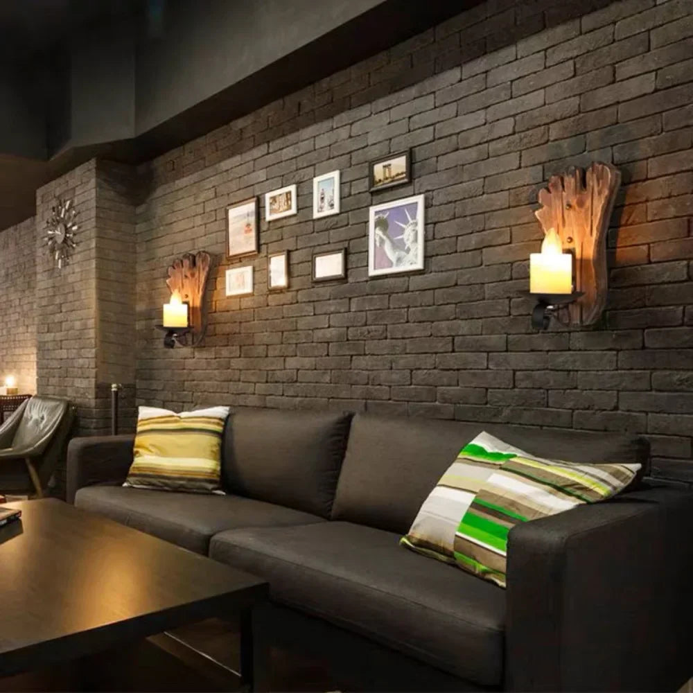 Retro Industrial Wall Sconce - Vintage Design with Energy-Efficient LED 1