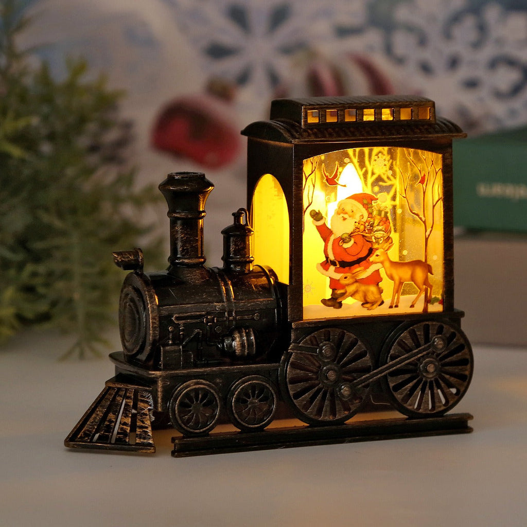 Retro Train LED Night Light - Festive Holiday Ambiance & Warm Glow 2