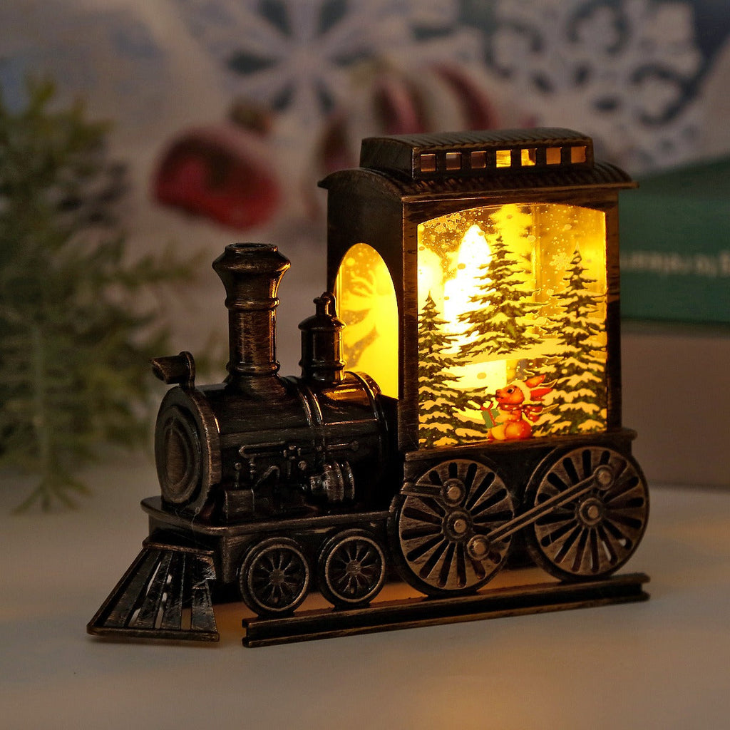 Retro Train LED Night Light - Festive Holiday Ambiance & Warm Glow 3