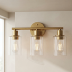 Retro Wall Sconce Light Fixture Versatile Reversible Mount 01