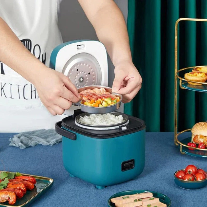 Rice Cooker Mini 1.2 Quart 200W Nonstick Inner Pot 4
