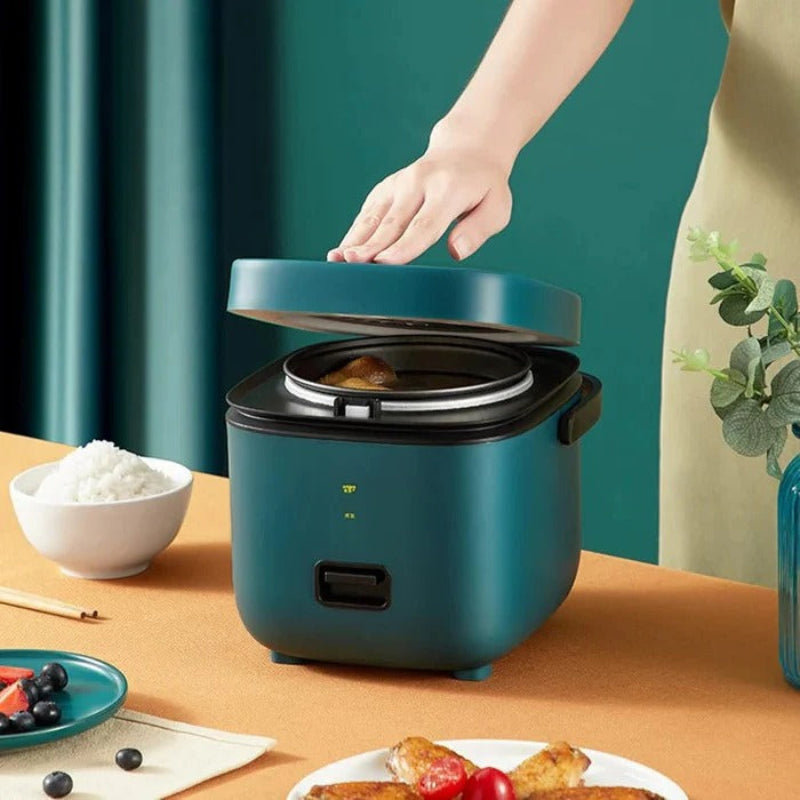 Rice Cooker Mini 1.2 Quart 200W Nonstick Inner Pot 7