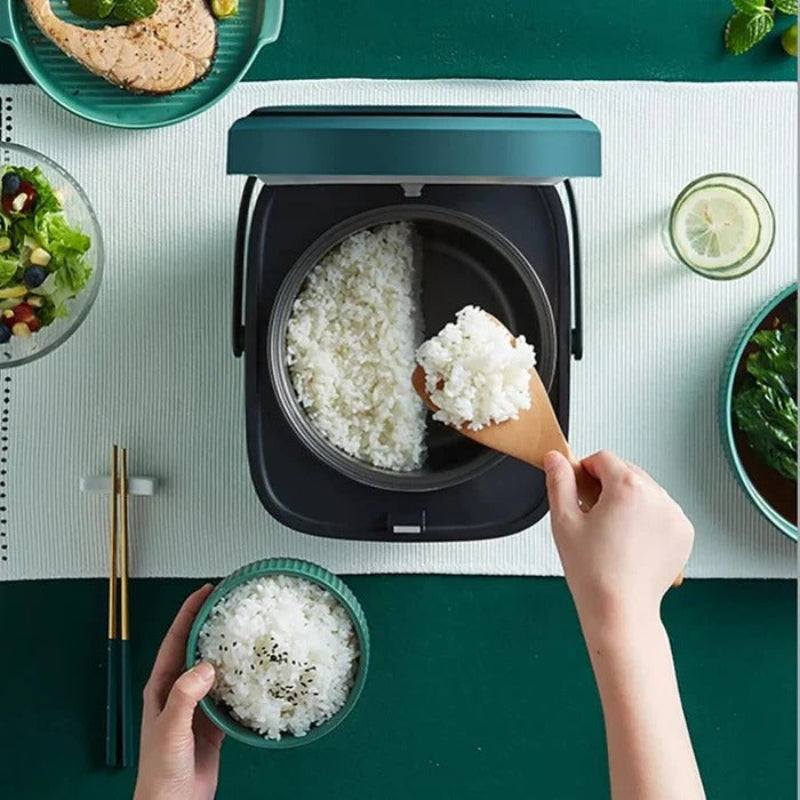 Rice Cooker Mini 1.2 Quart 200W Nonstick Inner Pot 8