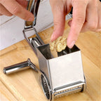 Rotary Cheese Grater - Effortless Grating with Interchangeable Drums 3