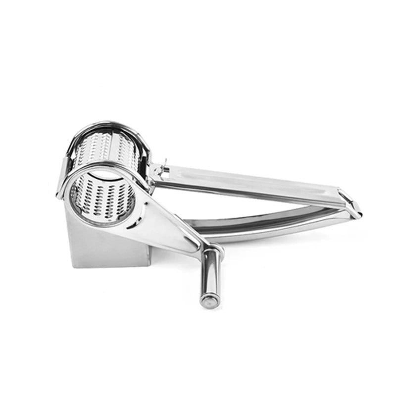 Rotary Cheese Grater - Effortless Grating with Interchangeable Drums 7