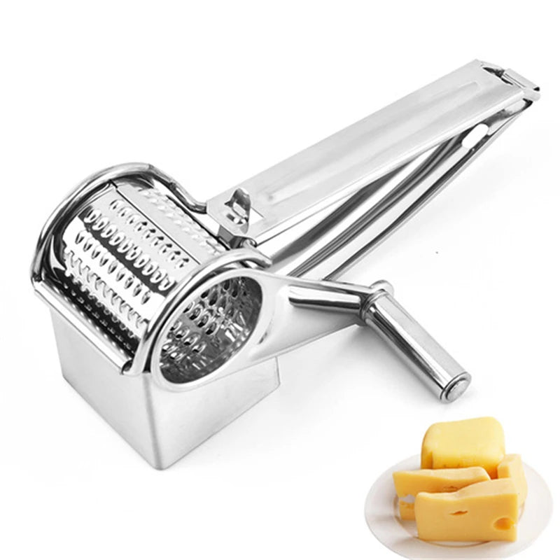 Rotary Cheese Grater - Effortless Stainless Steel Shredding Tool 7