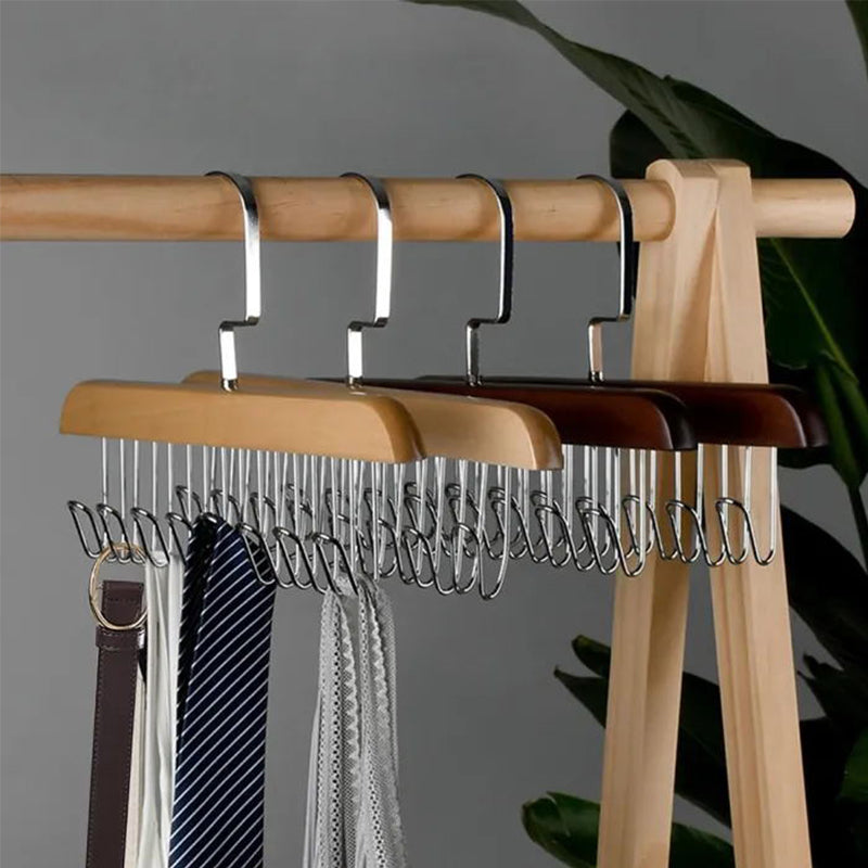 Rotating Non-Slip Dress Hanger - Secure Grip & Easy Access Design 1