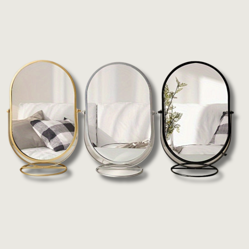 Rotating Vanity Mirror - 360° View for Flawless Makeup Application 1