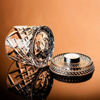 Rotating Whiskey Glasses Set - 360° Spin & Crystal Clarity for Bourbon 5