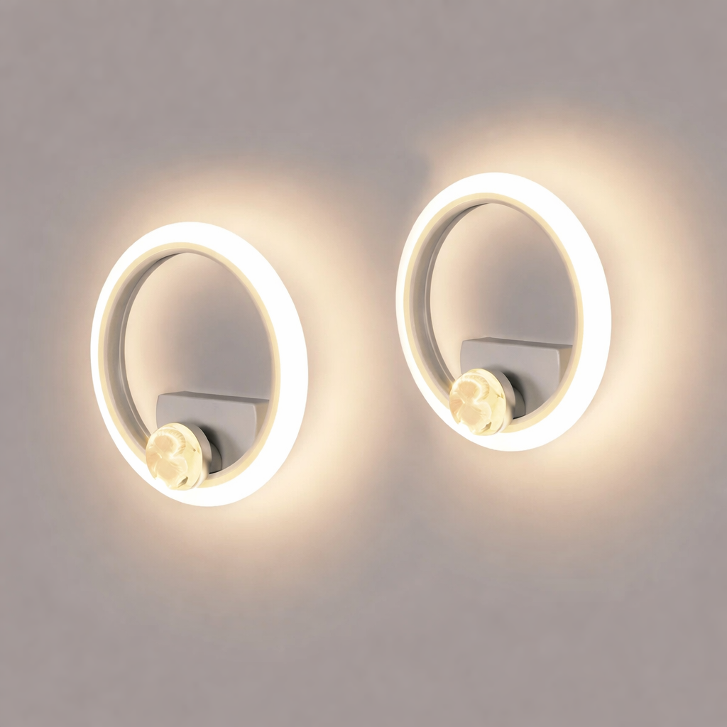 Round LED Wall Light - Modern Design for Energy-Efficient Ambient Illumination 2