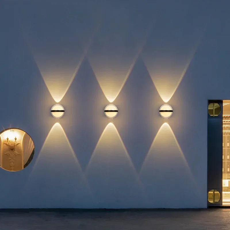 Round Outdoor Wall Light - Weatherproof LED Sconce with IP65 Rating 5