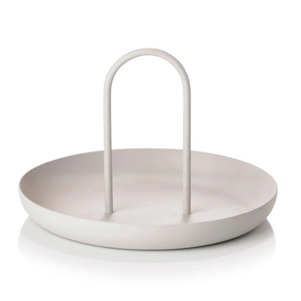 Round Storage Tray - Durable, Portable Organizer for Jewelry & Makeup 0