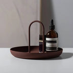 Round Storage Tray - Durable, Portable Organizer for Jewelry & Makeup 1