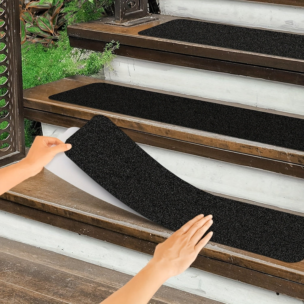 Rubber Stair Treads - Non Slip Anti-Slip for Indoor & Outdoor Safety 0
