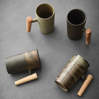 Rustic Ceramic Coffee Mug - Vintage Charm for Hot Beverages 7