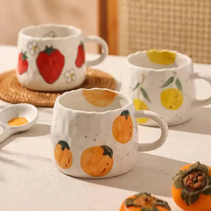 Rustic Ceramic Mug - Durable Drinkware for Hot Beverages 0