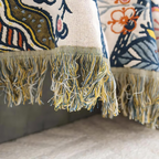 Rustic Floral Cotton Blanket - Lightweight, Reversible All-Season Throw 3