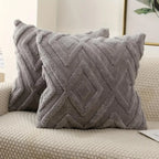 Cushion Cover Textured Weave Standard Size Machine Washable