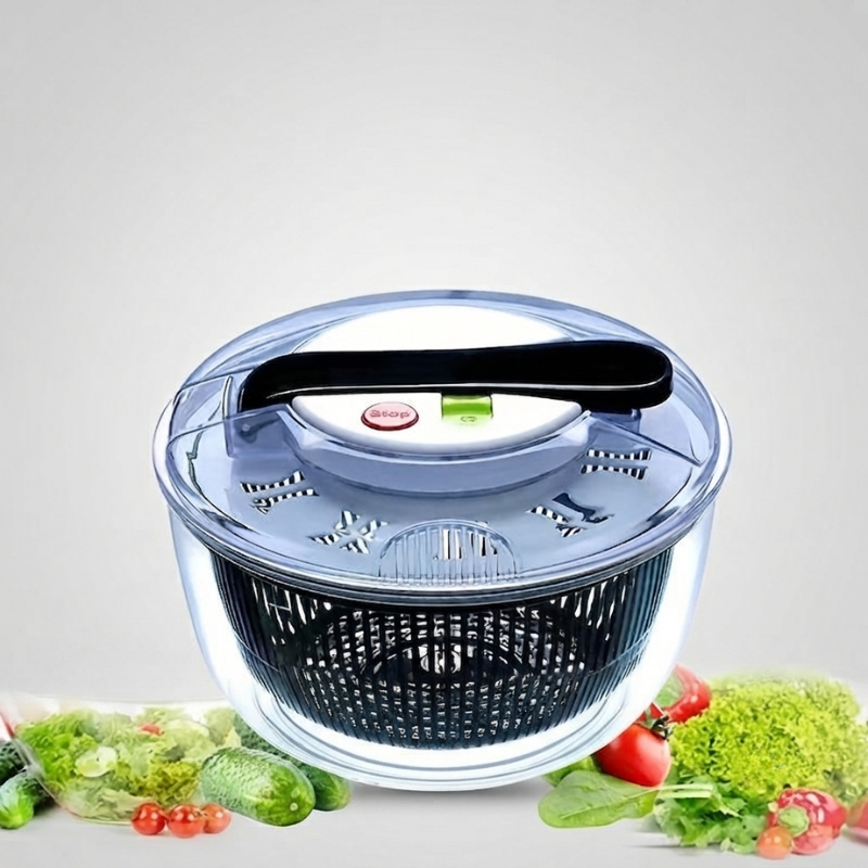Salad Spinner Food Safe Removable Colander 05