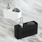 Sandstone Texture Soap Dispenser - Durable 200ml Pump for Kitchen & Bath 3