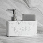 Sandstone Texture Soap Dispenser - Durable 200ml Pump for Kitchen & Bath 4