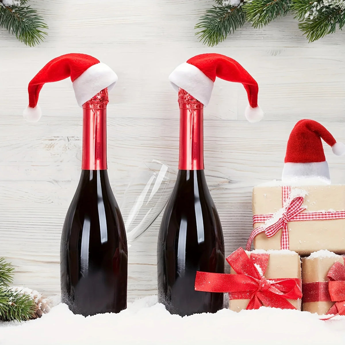 Santa Claus Cutlery Covers - Fun Christmas Table Decorations for Holidays 5