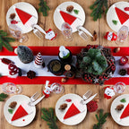 Santa Claus Cutlery Covers - Fun Christmas Table Decorations for Holidays 7